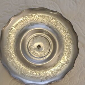Wilson Elegant Silver Decorative Plate